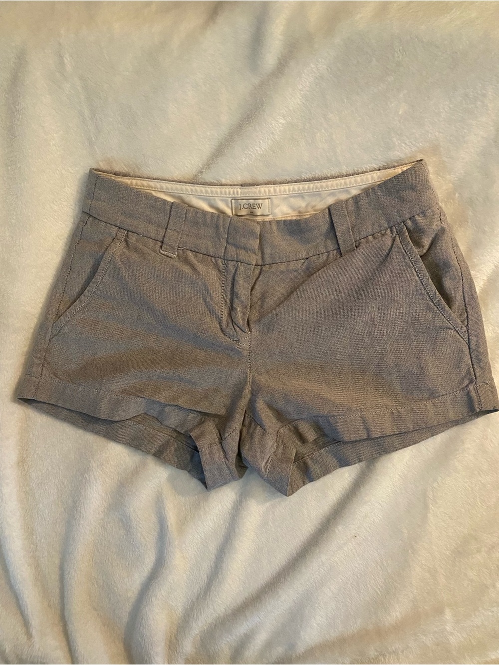 J. Crew Light Gray Tailored Chino Shorts